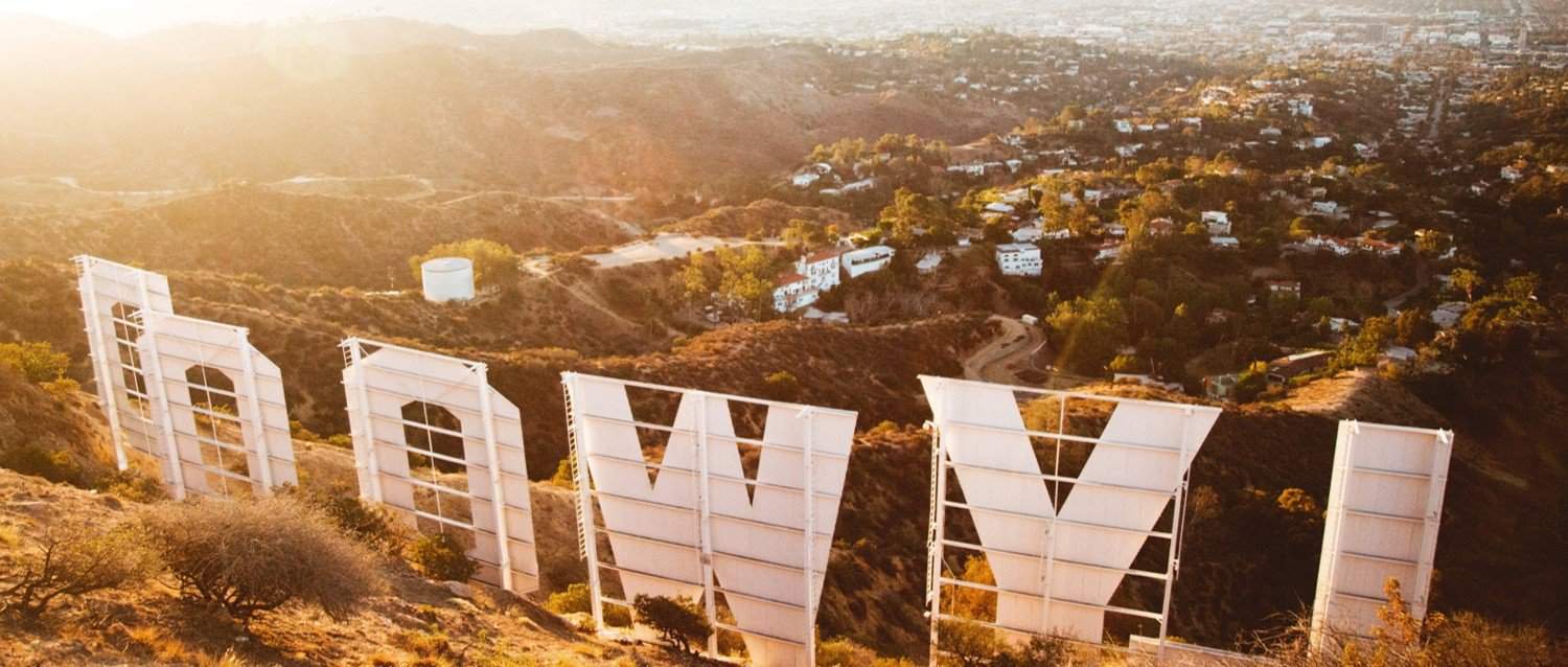 Canva - Hollywood sign on the mountain (banner view)