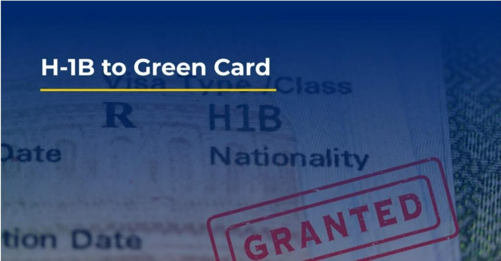 h1b to green card graphic